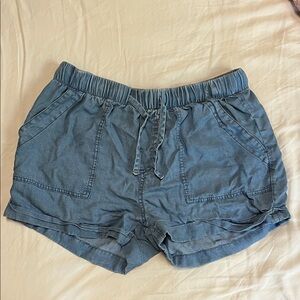 Love Tree High Waist Denim Blue Shorts